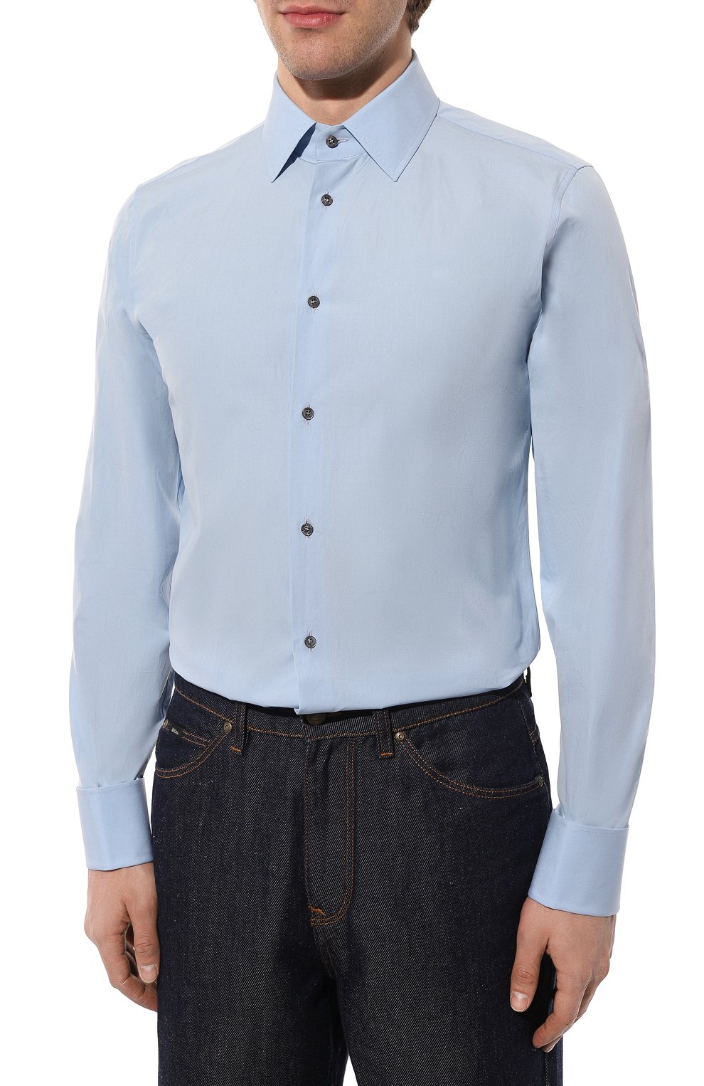 Хлопковая сорочка GUCCI, арт. 535172 21 13, фото 4