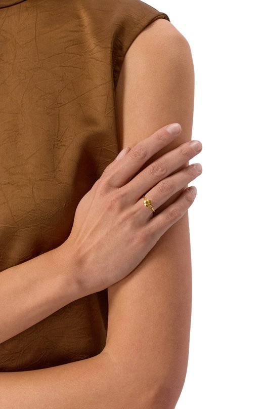 Кольцо Mini flower с цитрином Moonka FLW-925YG-RG00-CTR Золотой  FLW-925YG-RG00-CTR Фото 2