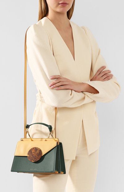 Сумка phoebe bis DANSE LENTE зеленого цвета по цене 45150 руб., арт. PH0EBE BIS/GARDEN H0NEY, фото 5 Сумка phoebe bis DANSE LENTE, арт. PH0EBE BIS/GARDEN H0NEY, фото 5