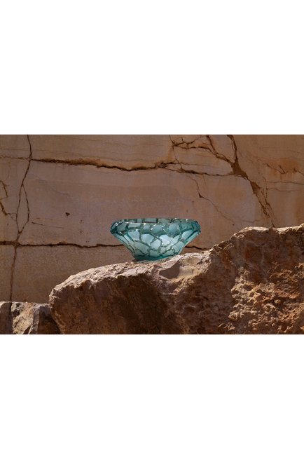 Ваза для фруктов caldera LALIQUE голубого цвета, арт. 10829900 | Фото 2 (Региональные ограничения белый список (Axapta Mercury): Не проставлено; Нос: Не проставлено; Ограничения доставки: fragile-2)