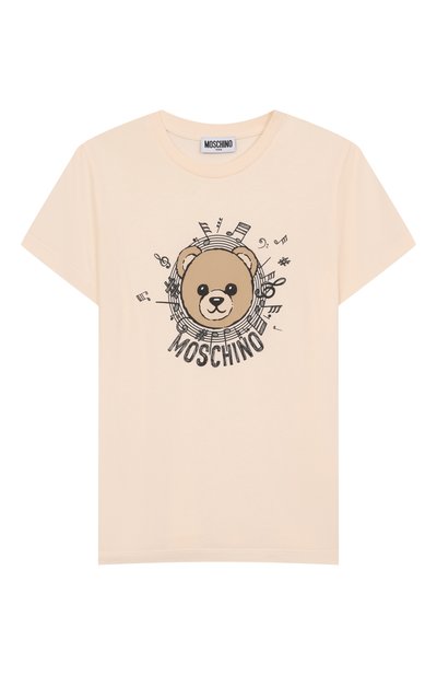 Хлопковая футболка MOSCHINO, арт. H0M058/LAA10/10-14