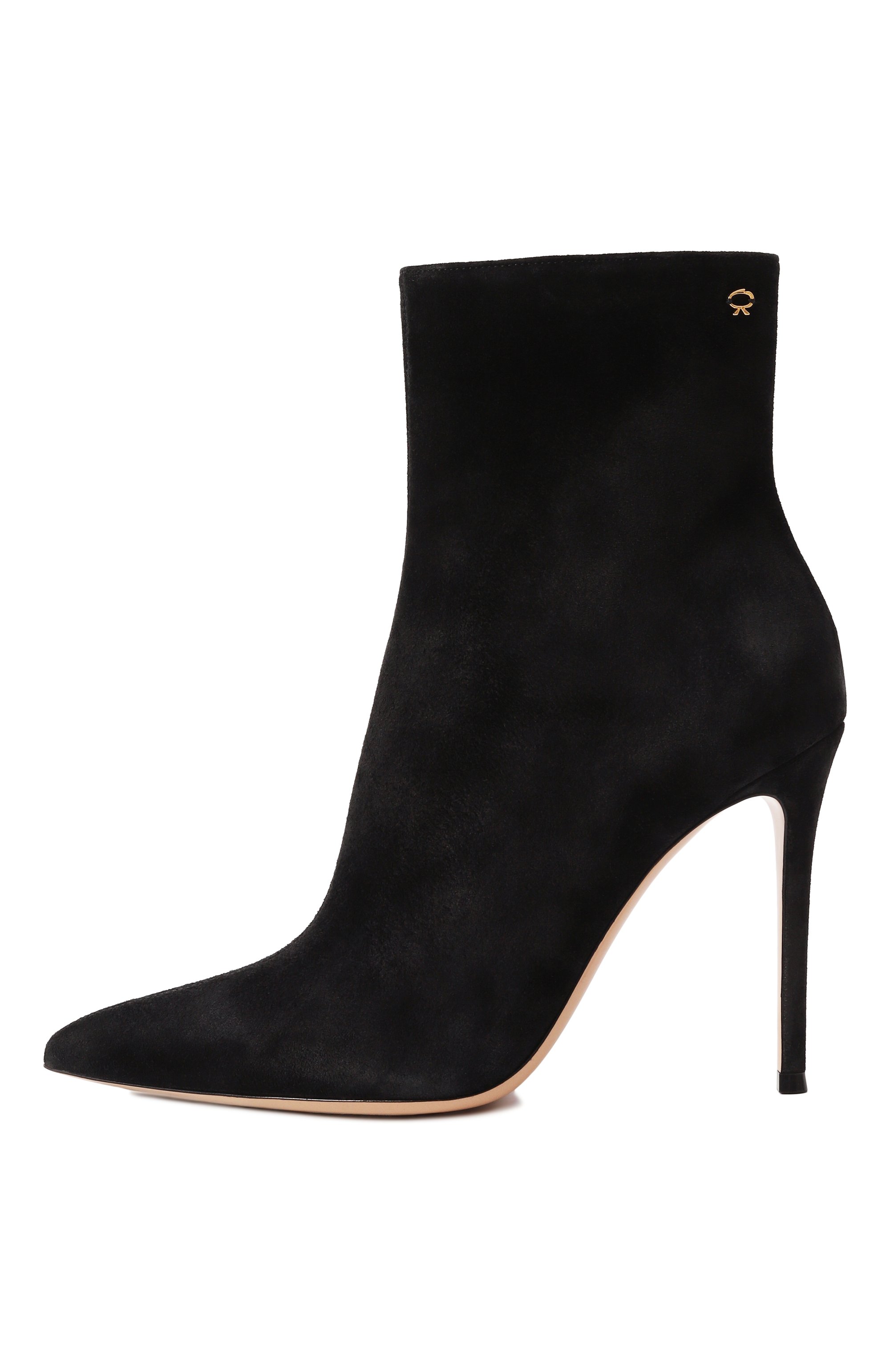 Замшевые ботильоны GIANVITO ROSSI, арт. G73053.15RIC.SUENER0, фото 4