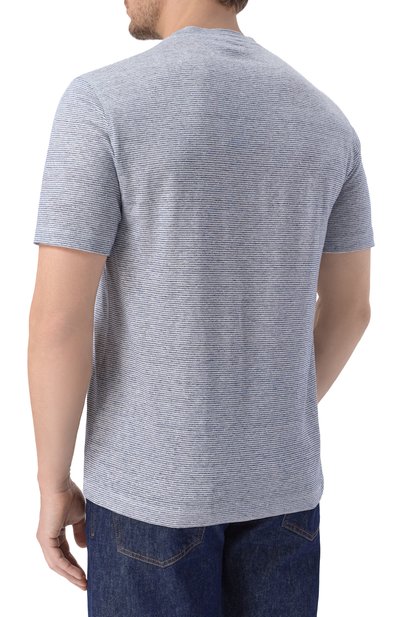 Футболка изо льна и хлопка BRIONI, арт. UJPQ0L/PD604, фото 4