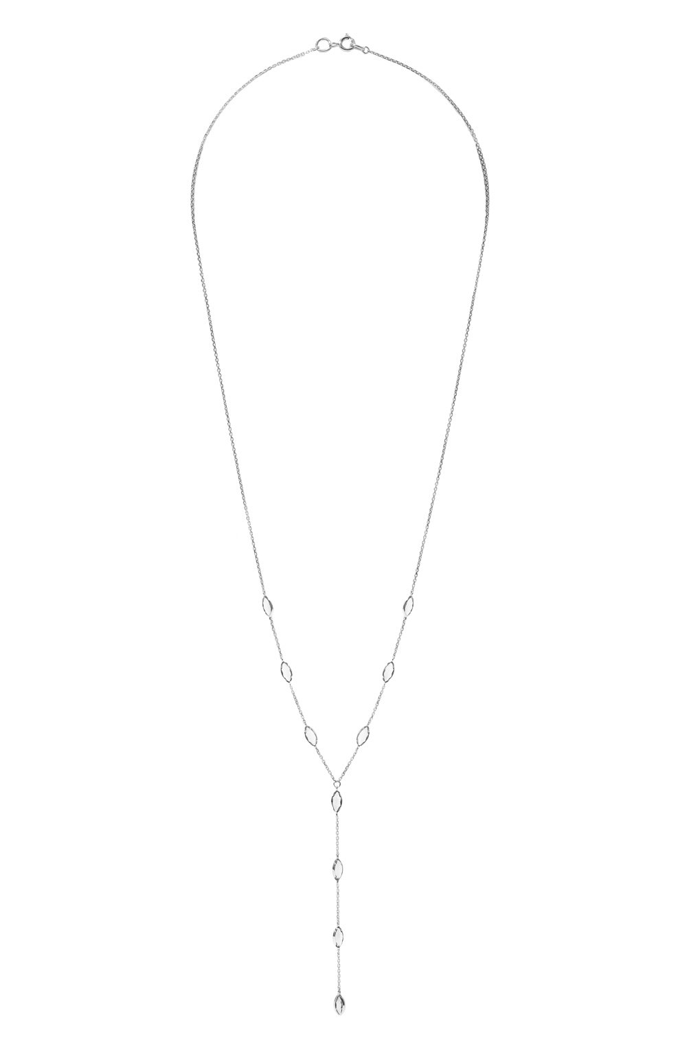 Цепочка-лариат с хрусталем SECRETS JEWELRY прозрачного цвета по цене 9600 руб., арт. ЦЛХС00099, фото 1 Цепочка-лариат с хрусталем SECRETS JEWELRY, арт. ЦЛХС00099, фото 1