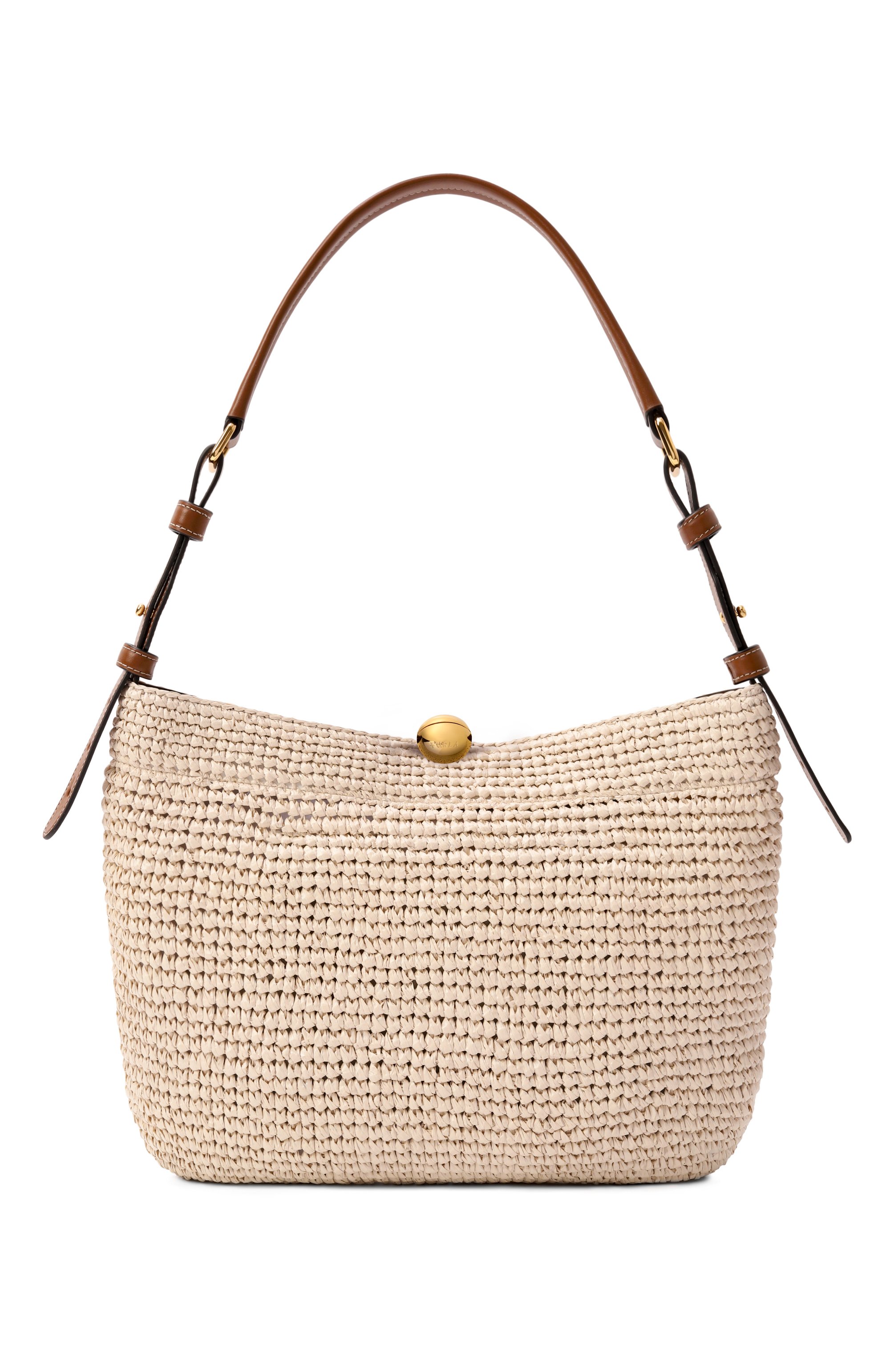 Сумка furla sfera soft large FURLA светло-бежевого цвета по цене 42500 руб., арт. WB01716/BX3945, фото 1 Сумка furla sfera soft large FURLA, арт. WB01716/BX3945, фото 1