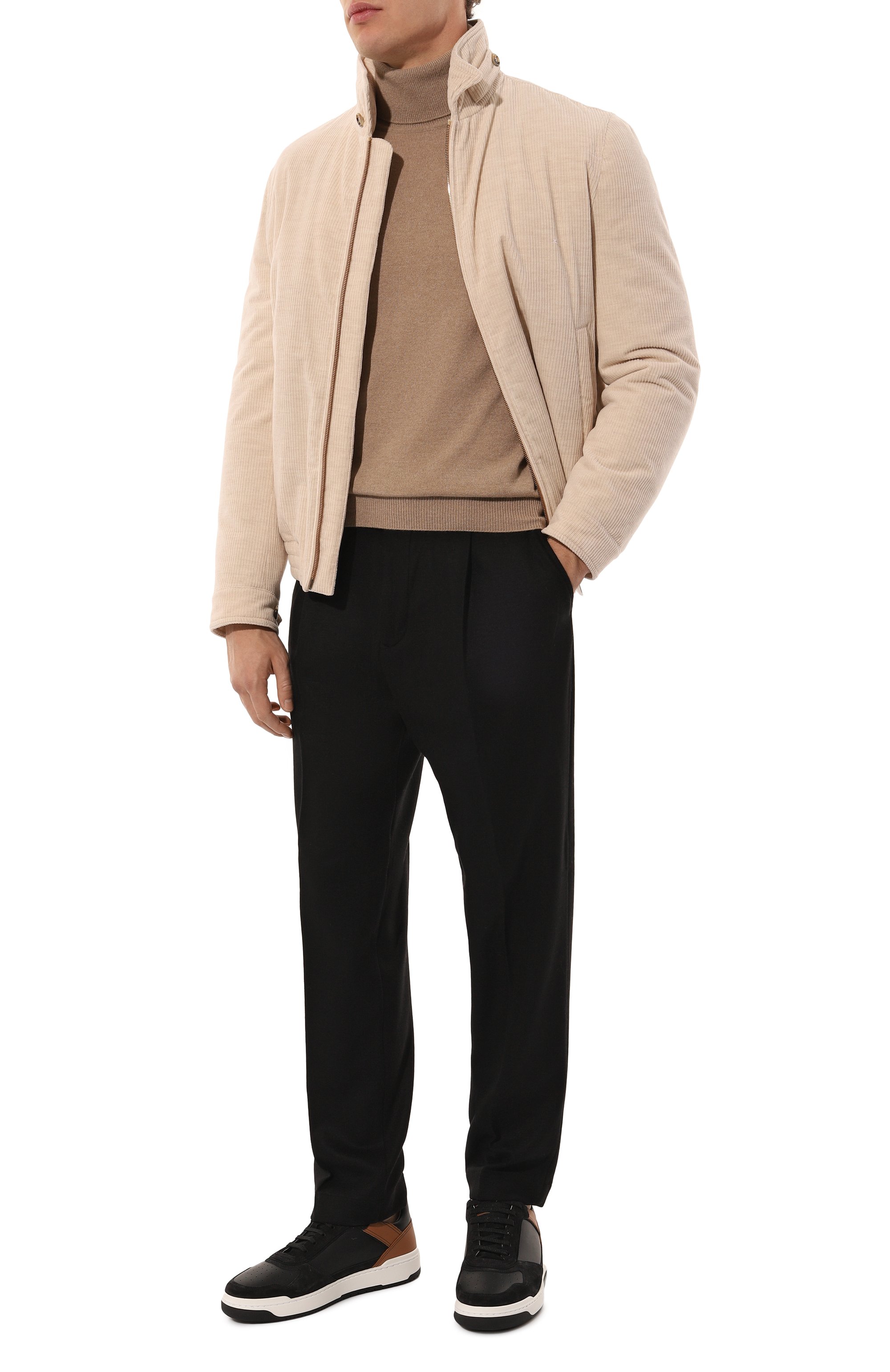 Кожаные кеды basket BRUNELLO CUCINELLI, арт. MZUGSGZ323, фото 2