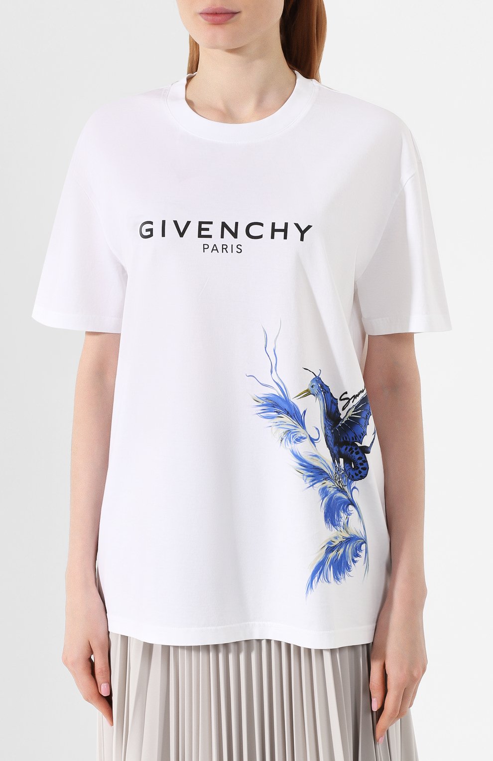 Хлопковая футболка GIVENCHY, арт. BW70603Z28, фото 3
