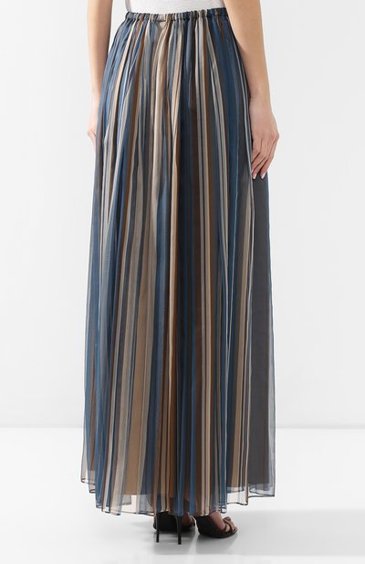 Шелковая юбка BRUNELLO CUCINELLI, арт. MH108G2807, фото 4