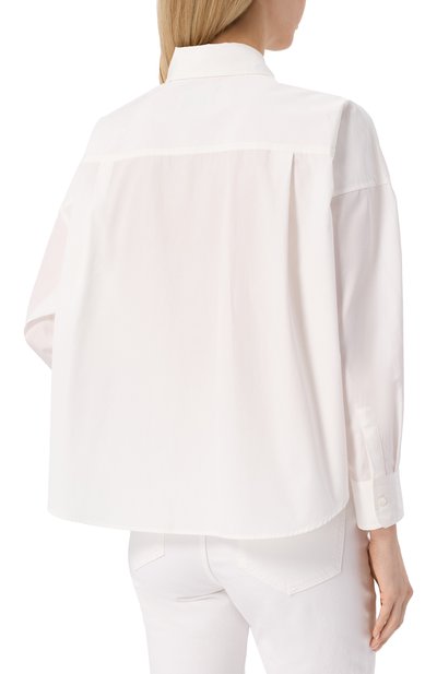 Хлопковая рубашка WEEKEND MAX MARA, арт. AURE0, фото 4