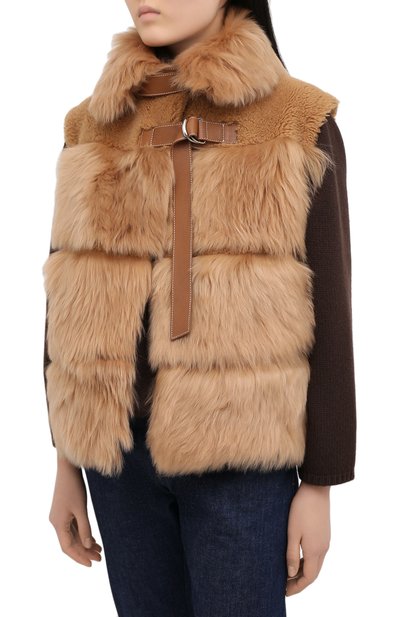 Меховой жилет CHLOÉ, арт. CHC20WCG08200, фото 3