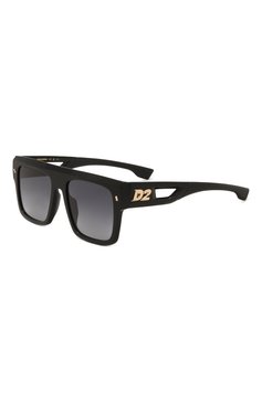 Женские солнцезащитные очки DSQUARED2 черного цвета, арт. D20127 807 | Фото 1 (Нос: Не проставлено; Региональные ограничения белый список (Axapta Mercury): Не проставлено; Тип очков: С/з; Материал: Пластик; Кросс-КТ: С/з-унисекс; Очки форма: Квадратные, Маска; Оптика Гендер: оптика-унисекс)