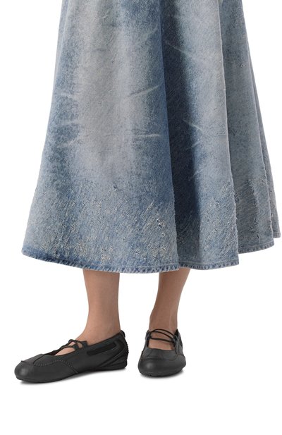 Женские кожаные балетки d-mile DIESEL, арт. Y03856/P7477