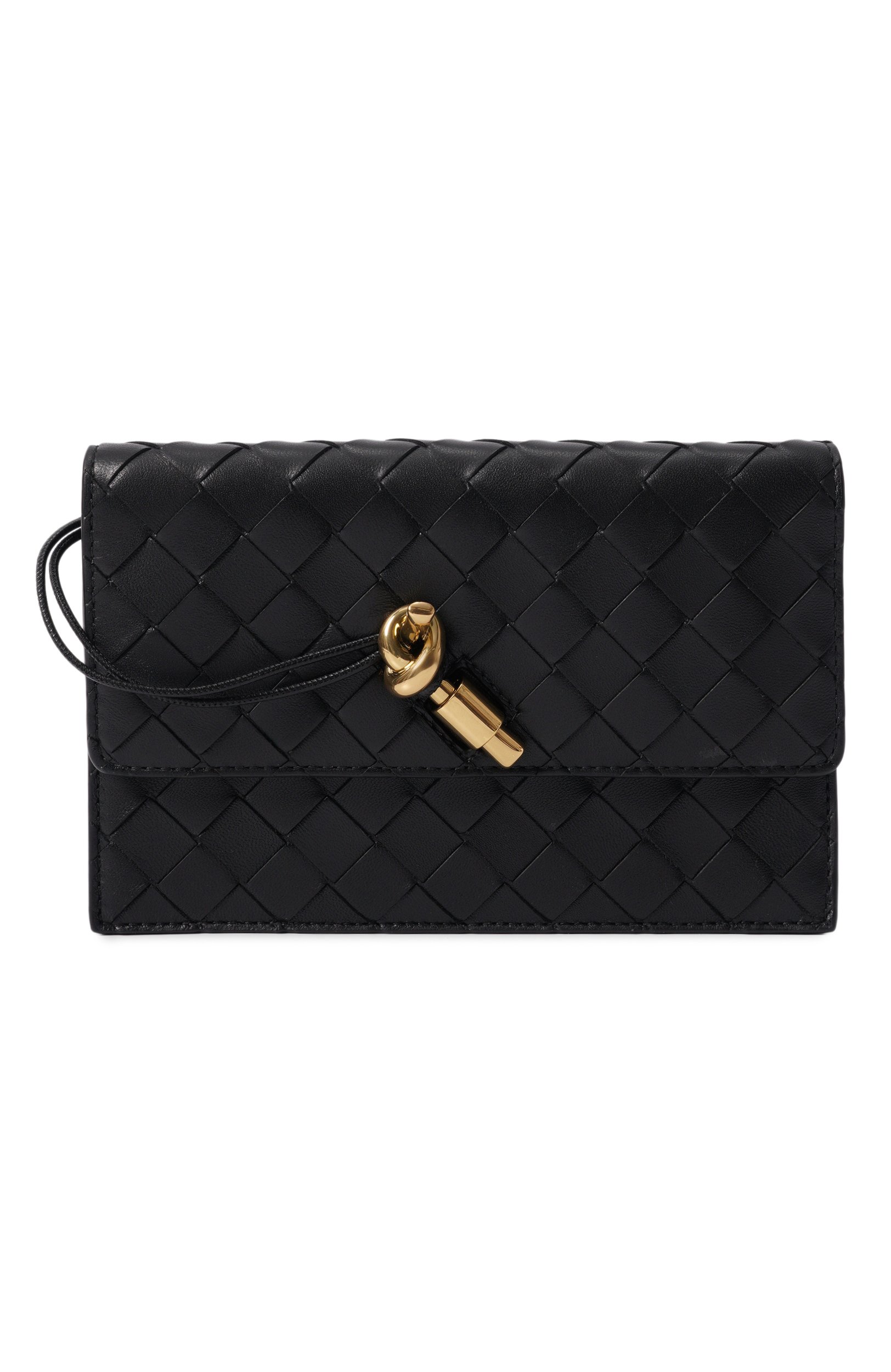 Сумка andiamo BOTTEGA VENETA черного цвета по цене 275500 руб., арт. 844107/VCPP2_003, фото 1 Сумка andiamo BOTTEGA VENETA, арт. 844107/VCPP2_003, фото 1