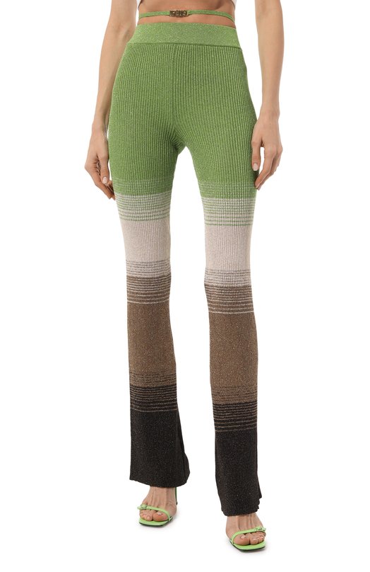 Брюки из вискозы GCDS Разноцветный, фото 3