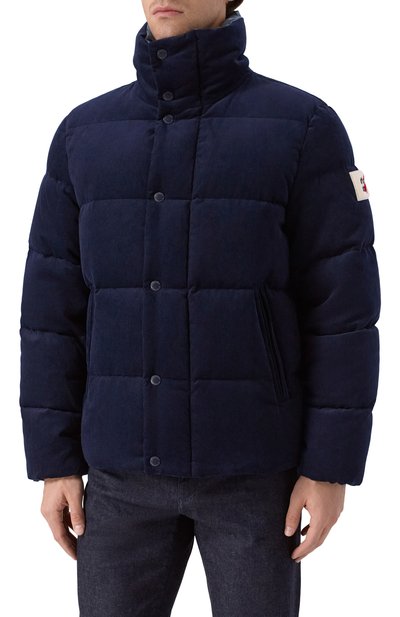 Вельветовый пуховик AFTER LABEL темно-синего цвета по цене 87700 руб., арт. CHAM0NIX/TP312, фото 3 Вельветовый пуховик AFTER LABEL, арт. CHAM0NIX/TP312, фото 3