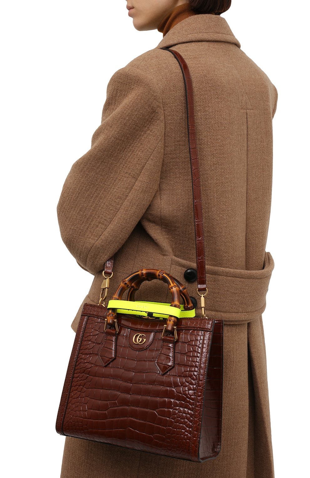 Сумка diana small из кожи аллигатора GUCCI, арт. 660195/EZINT/AMIS, фото 7