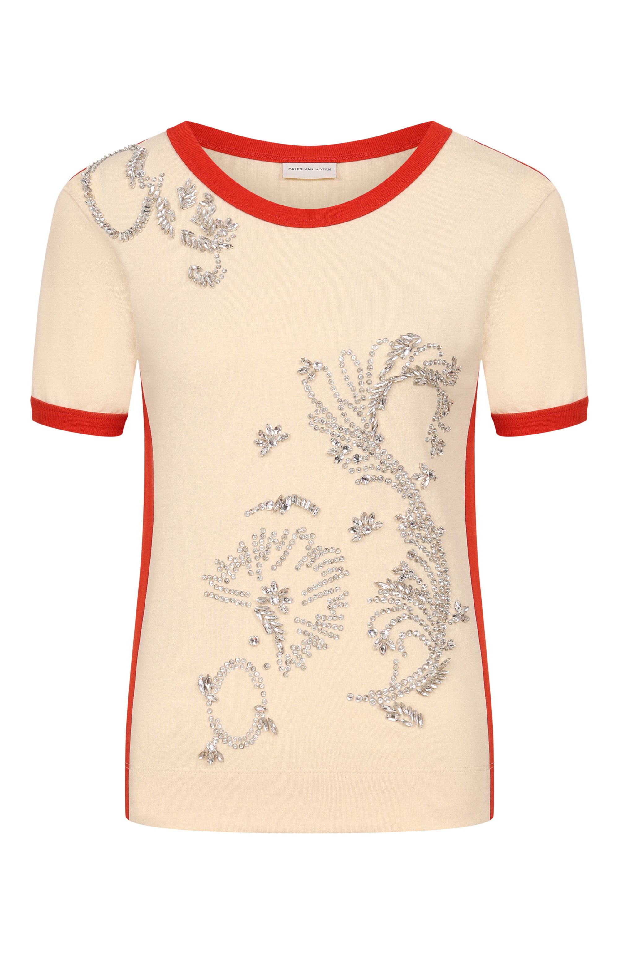 Хлопковая футболка DRIES VAN NOTEN, арт. 011117/3603, фото 1