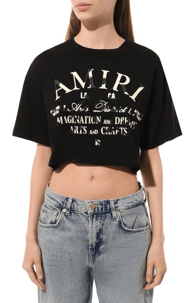 Хлопковая футболка AMIRI, арт. PS24WJT007, фото 3