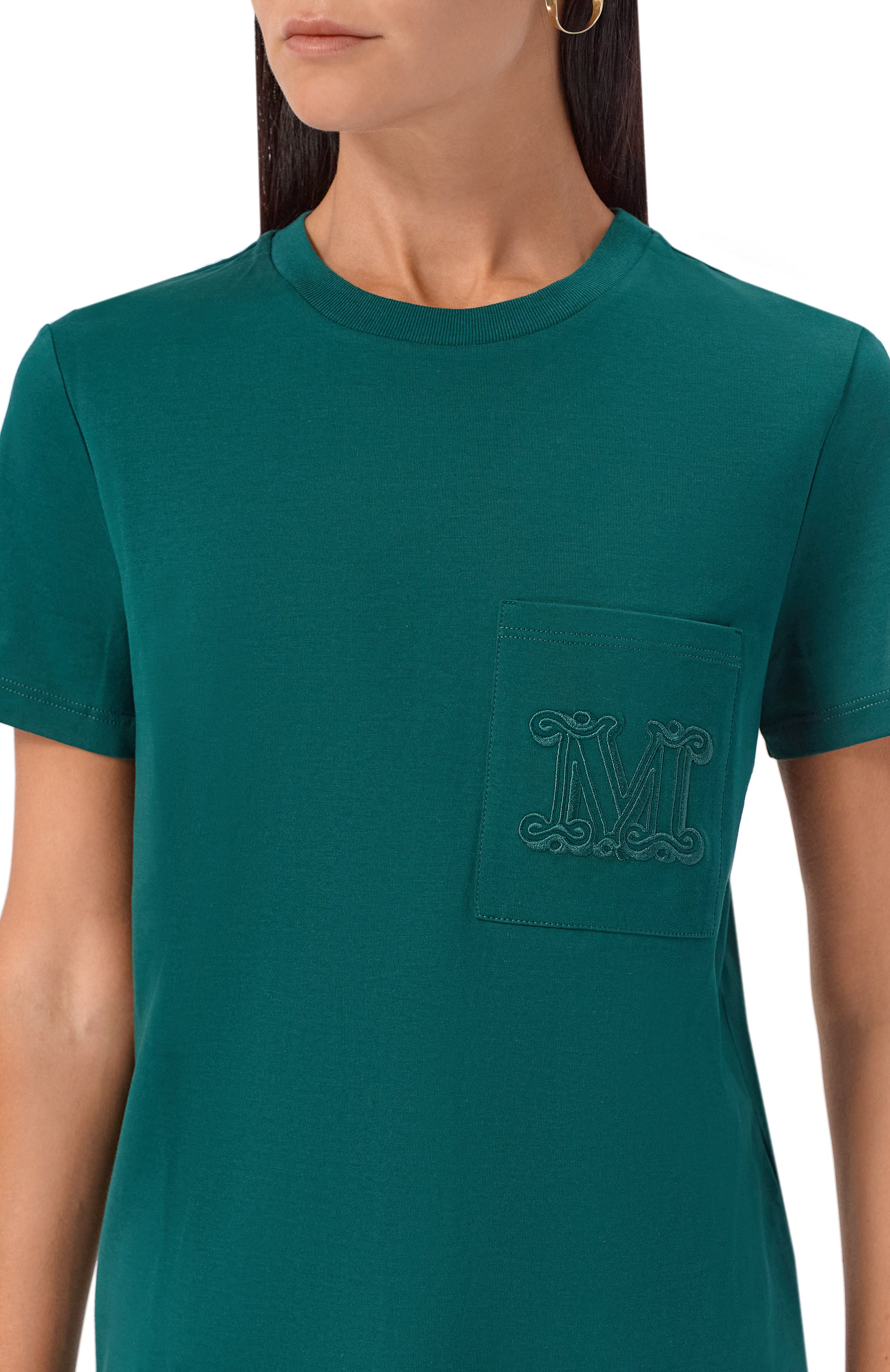 Хлопковая футболка MAX MARA, арт. PAPAIA, фото 5