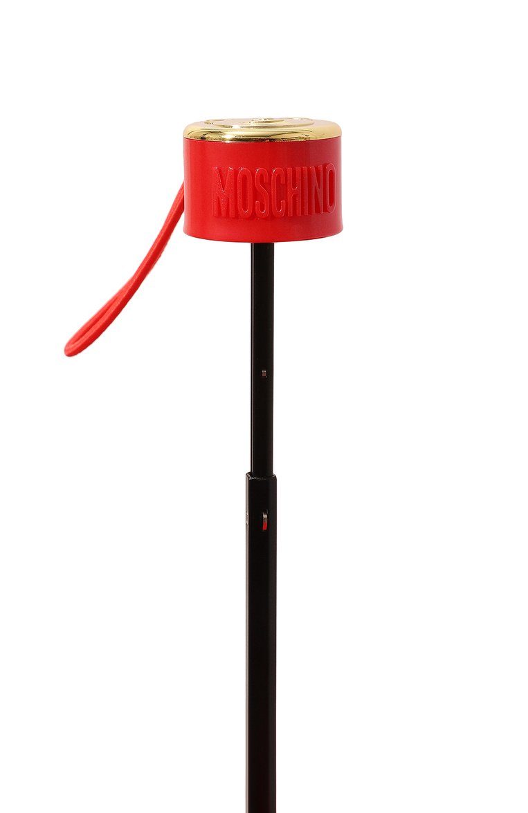 Женский складной зонт MOSCHINO красного цвета, арт. 8252-SUPERMINI | Фото 5 (Материал: Синтетический материал, Металл, Текстиль; Нос: Не проставлено; Материал сплава: Проставлено)