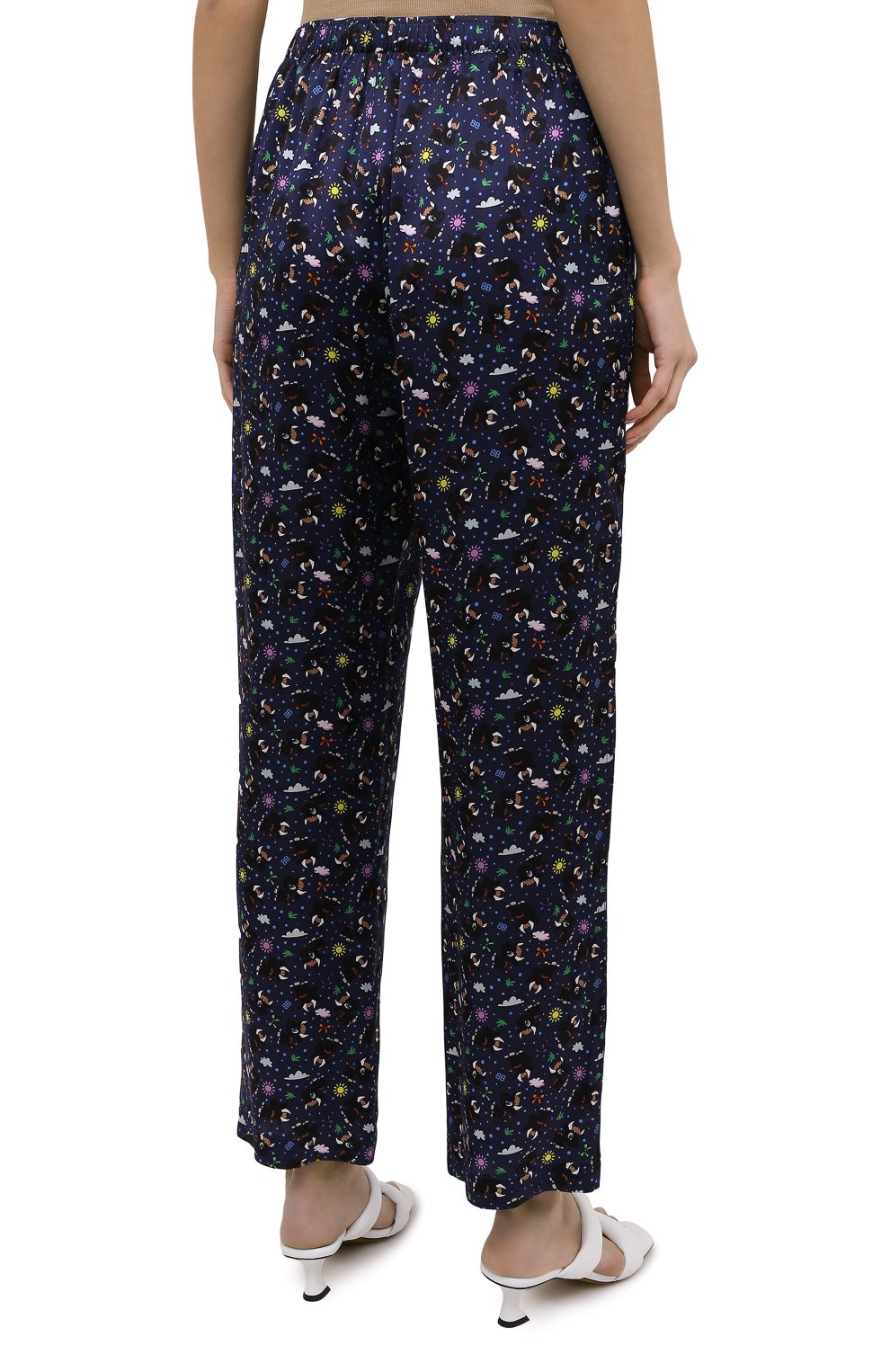 Шелковые брюки BALENCIAGA, арт. 595222/TJLA5, фото 4