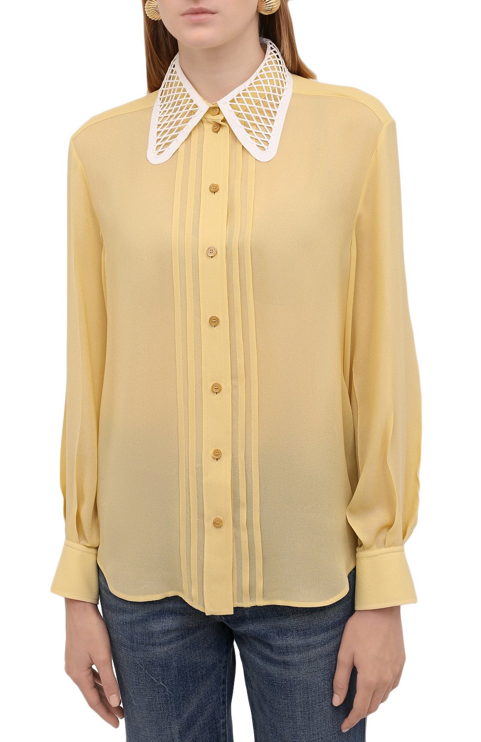 Блузка из вискозы CHLOÉ, арт. CHC21AHT51003, фото 3