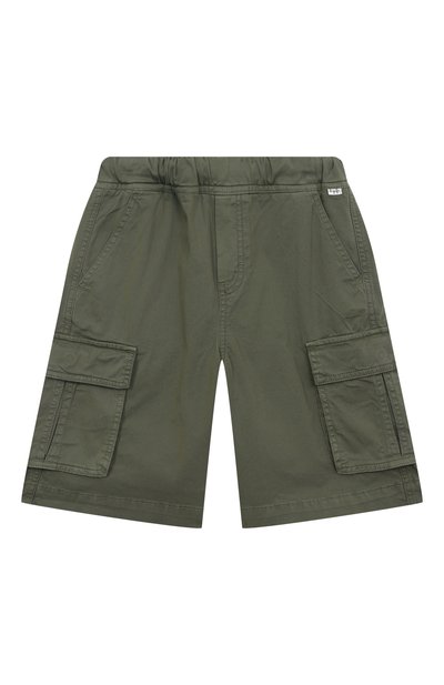 Хлопковые шорты-карго IL GUFO, арт. P25PB189C6074/10A-14A