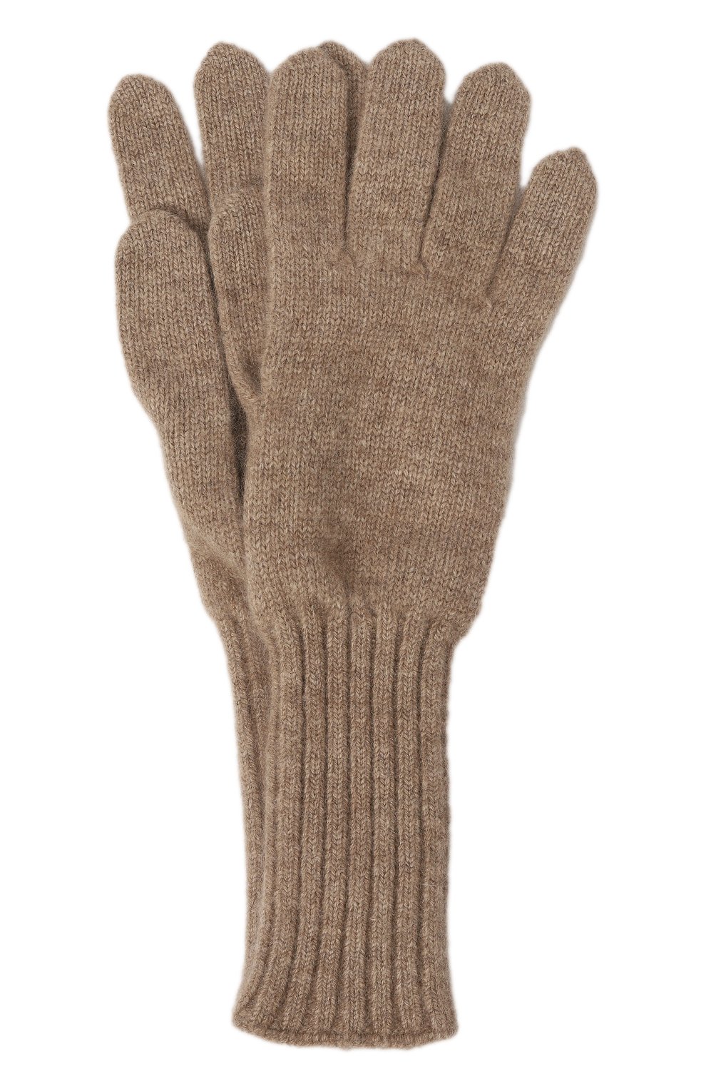 Кашемировые перчатки TEGIN бежевого цвета по цене 15600 руб., арт. 5236-004, фото 1 Кашемировые перчатки TEGIN, арт. 5236-004, фото 1