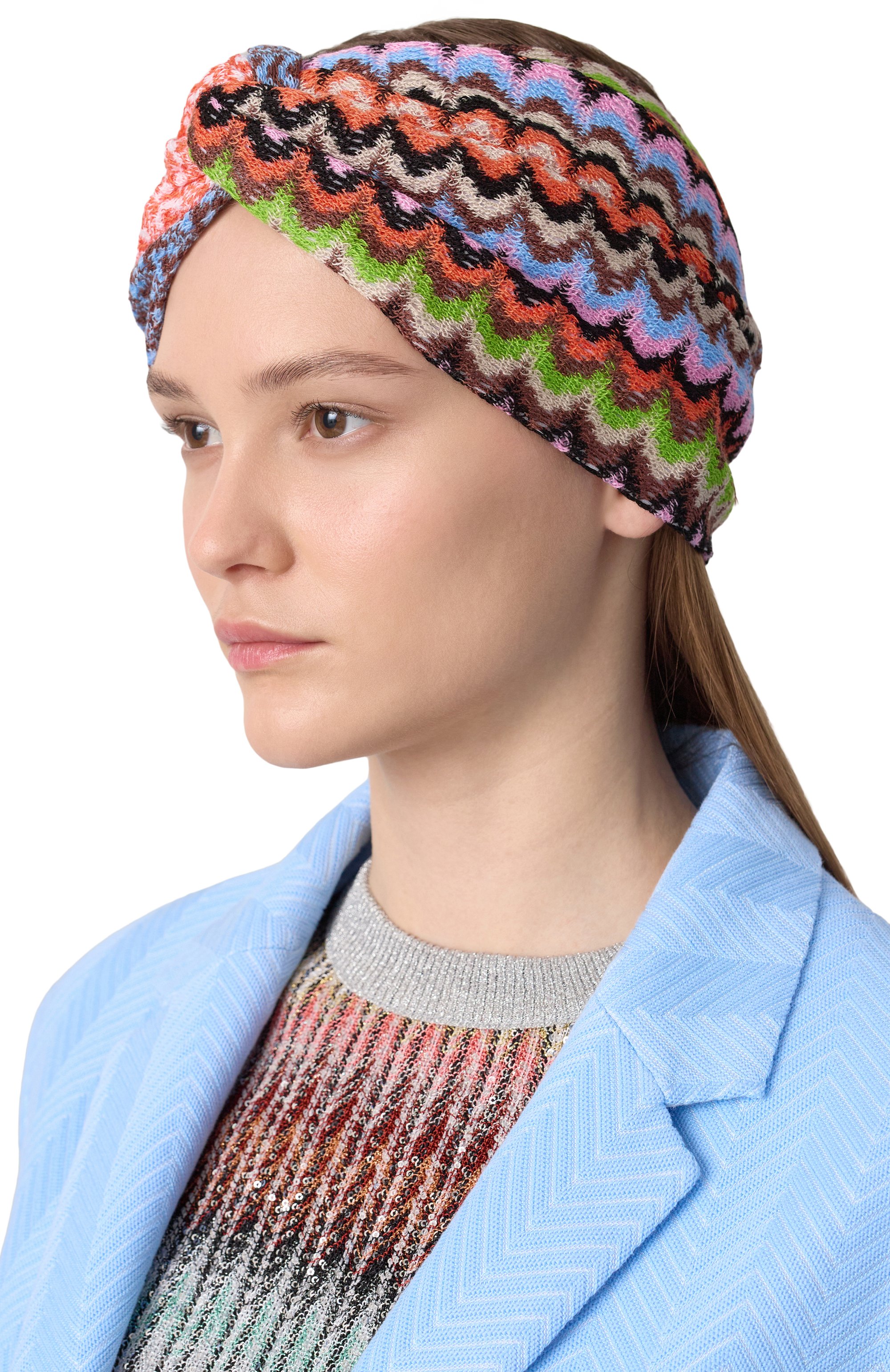 Хлопковая повязка на голову MISSONI, арт. FCFLC0D9978, фото 2