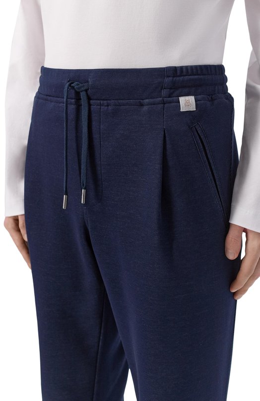 Хлопковые брюки Capobianco 20M706.BL00._002 Синий  20M706.BL00._002 Фото 5