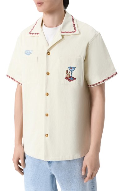 Хлопковая рубашка DROLE DE MONSIEUR, арт. J-SH227-C0215-0W, фото 3