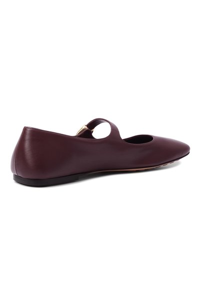 Кожаные балетки charlotte mary-jane BOTTEGA VENETA, арт. 868211/VBSD0, фото 5