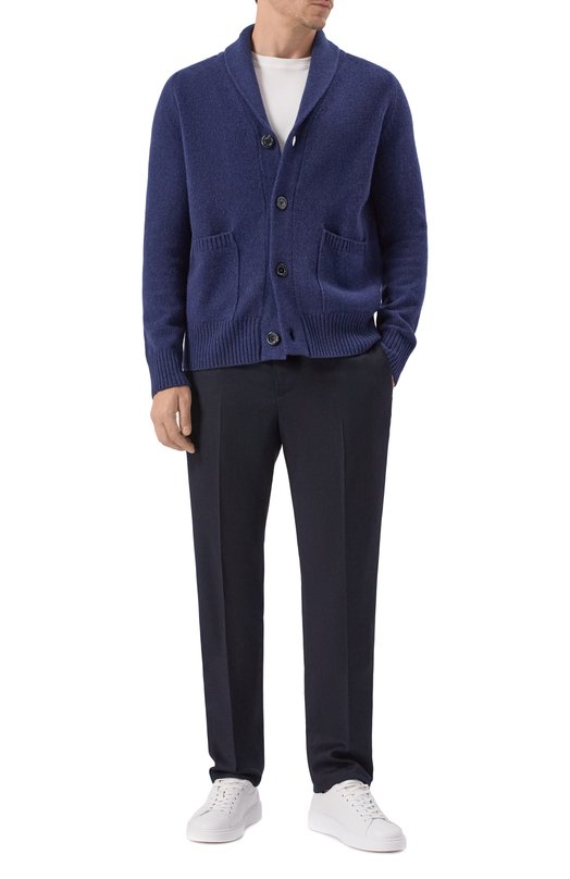 Шерстяные брюки Berwich SPIAGGIA 20ALC/RD5470 Синий  SPIAGGIA 20ALC/RD5470 Фото 2