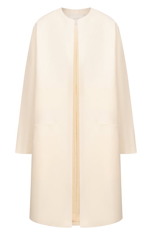 Пальто из шерсти и шелка MVST M26.2PW.C007/F091 Кремовый M26.2PW.C007/F091