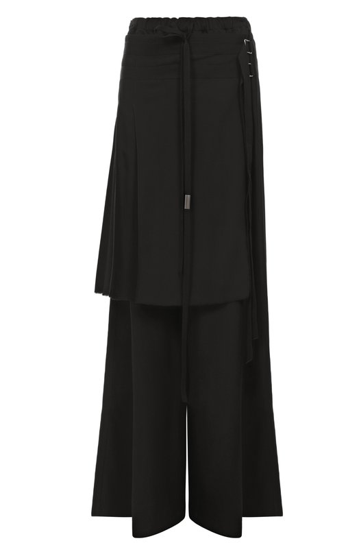 Брюки из вискозы и шерсти Ann Demeulemeester B0013605/FA556 Чёрный B0013605/FA556