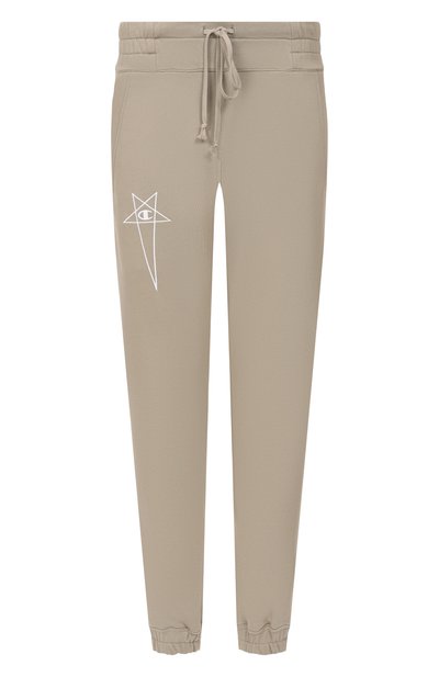 Мужские хлопковые джоггеры rick owens x champion RICK OWENS, арт. CM01E1685/CHFE