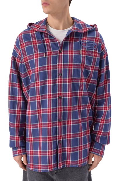 Хлопковая рубашка DIESEL, арт. A19446/0AJFI, фото 3