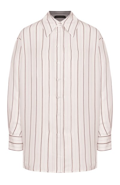 Женская рубашка из вискозы и шелка LORENA ANTONIAZZI, арт. P2655CA21A/5179