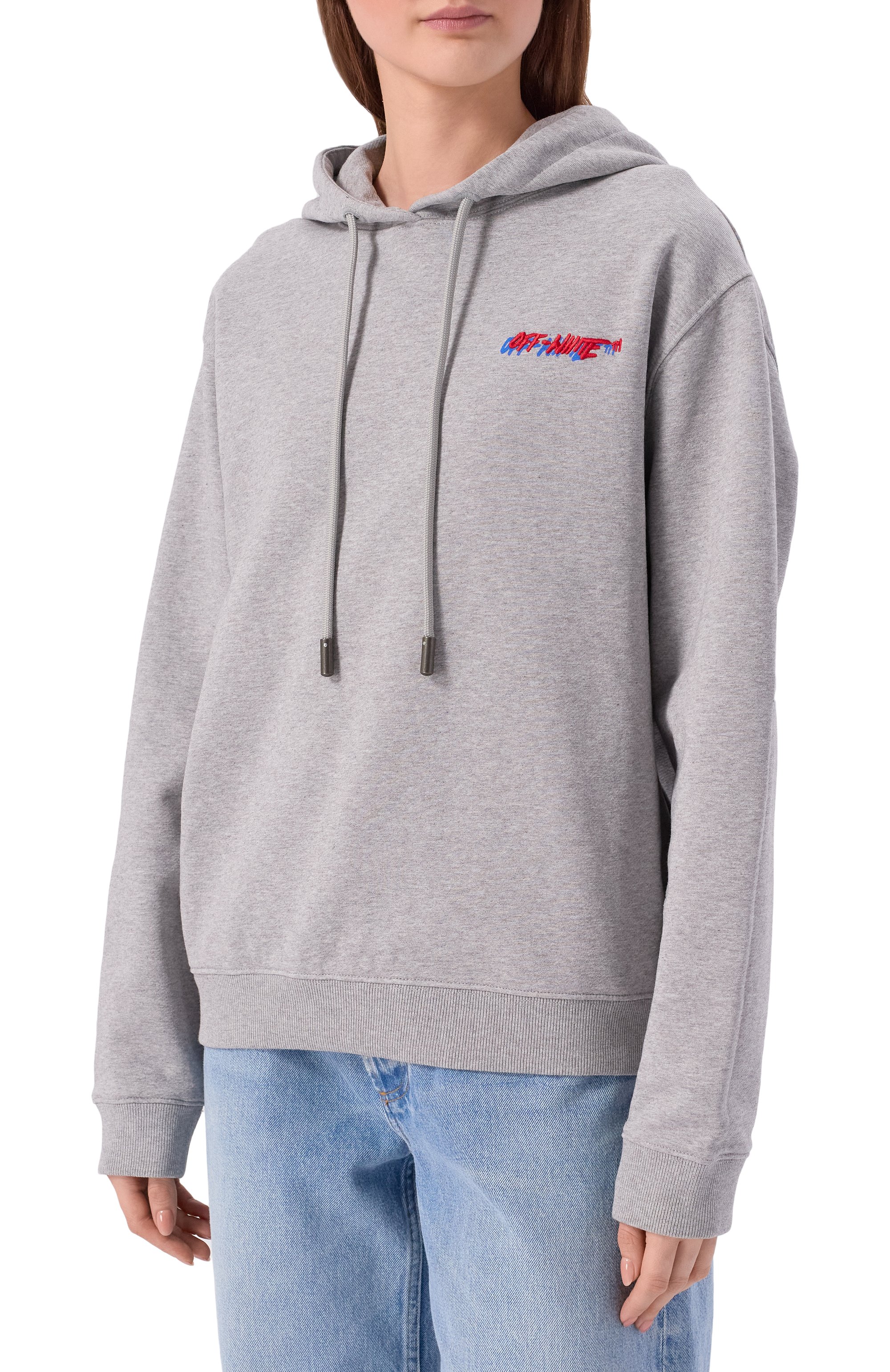 Хлопковое худи OFF-WHITE, арт. 0WBB035S26FLE001, фото 3