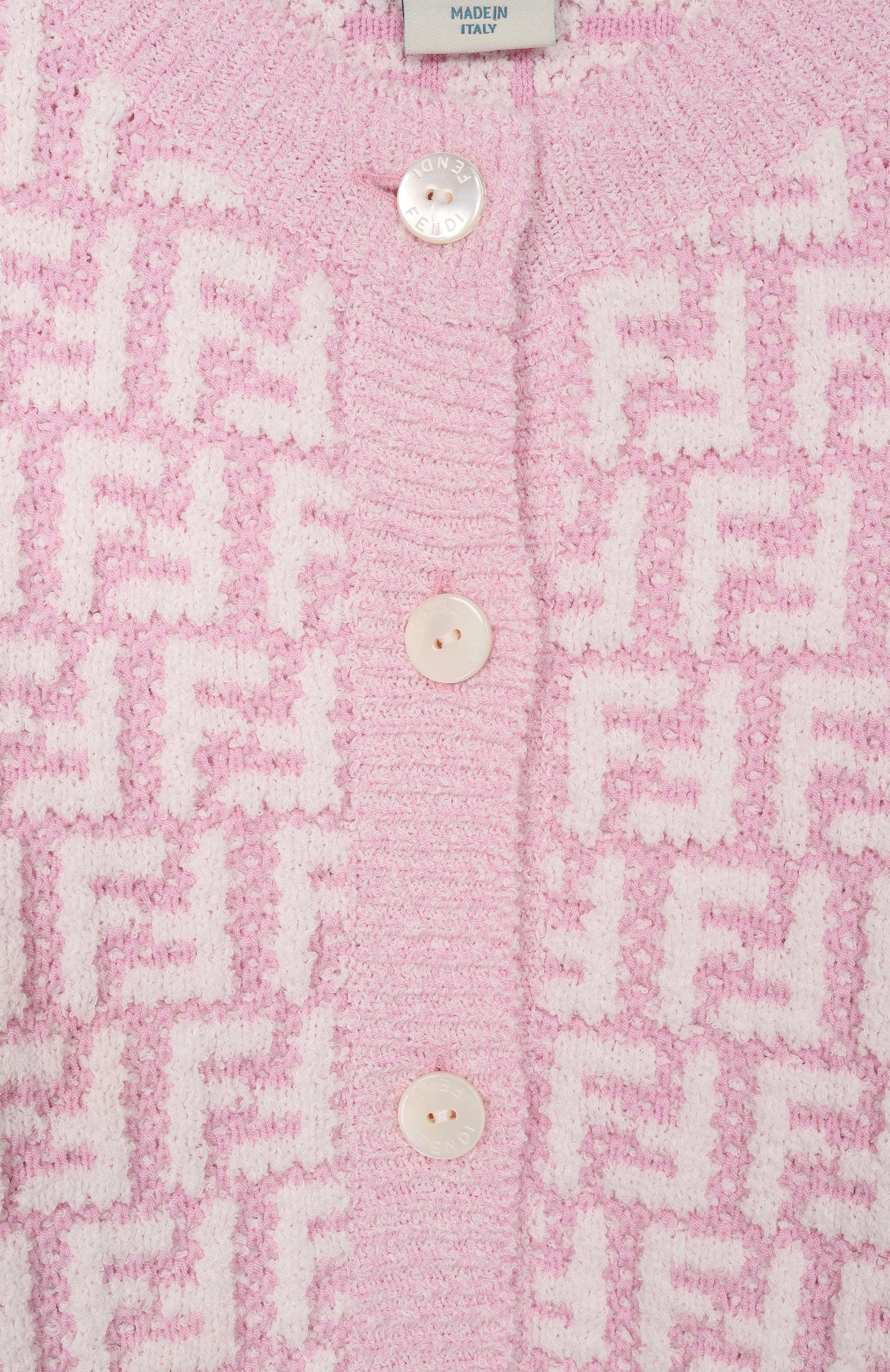 Кардиган из хлопка и вискозы FENDI, арт. JFG238/AVW7/8A-12+, фото 3