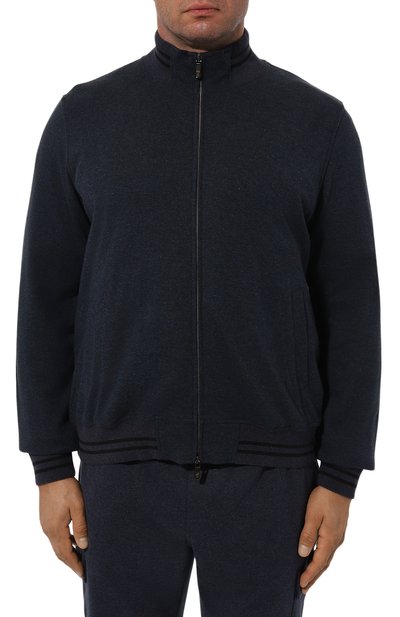 Толстовка из хлопка и кашемира CAPOBIANCO, арт. 17M457.LB00./60, фото 3