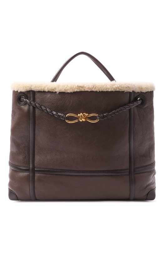 Сумка-тоут Andiamo Bottega Veneta 806085 V2GR3 Коричневый 806085 V2GR3