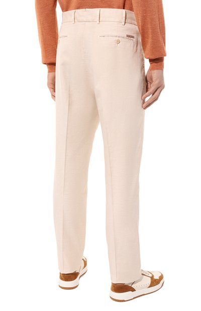 Брюки из хлопка и льна STEFANO RICCI, арт. M1T3100062/P0E, фото 4