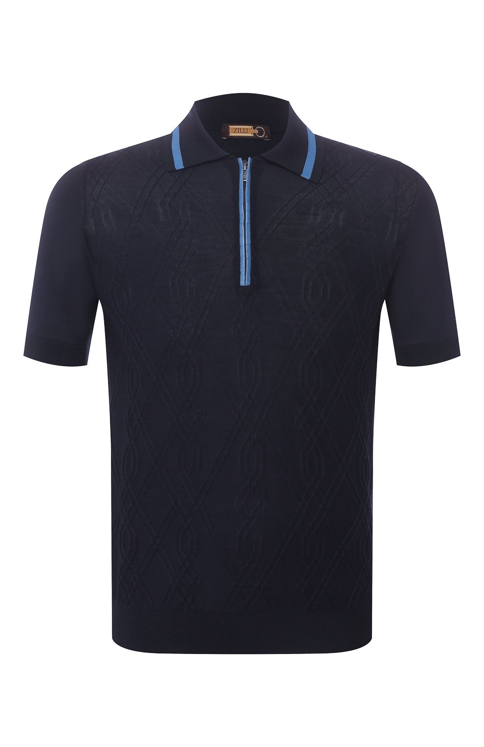 Шелковое поло ZILLI, арт. MBT-PZ422-FUTC1/MC03/AMIS, фото 1