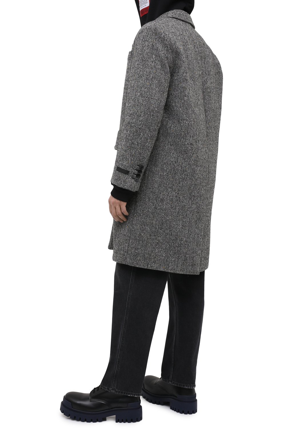 Кожаные ботинки strike BALENCIAGA темно-синего цвета по цене 85050 руб., арт. 589338/WA967, фото 2 Кожаные ботинки strike BALENCIAGA, арт. 589338/WA967, фото 2