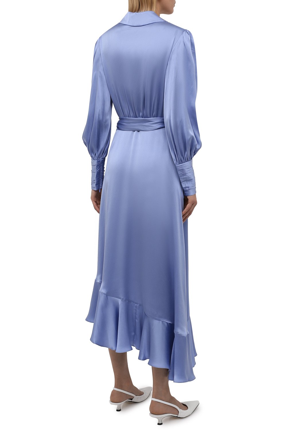 Атласное платье ZIMMERMANN, арт. 8066DRC0N, фото 4