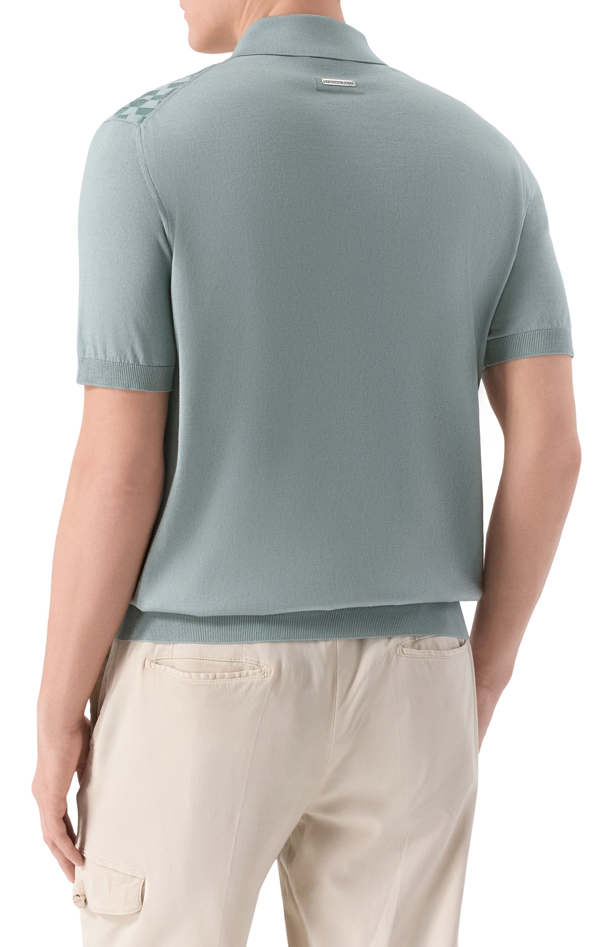 Поло из шелка и хлопка STEFANO RICCI, арт. K818110P13/F26176, фото 4