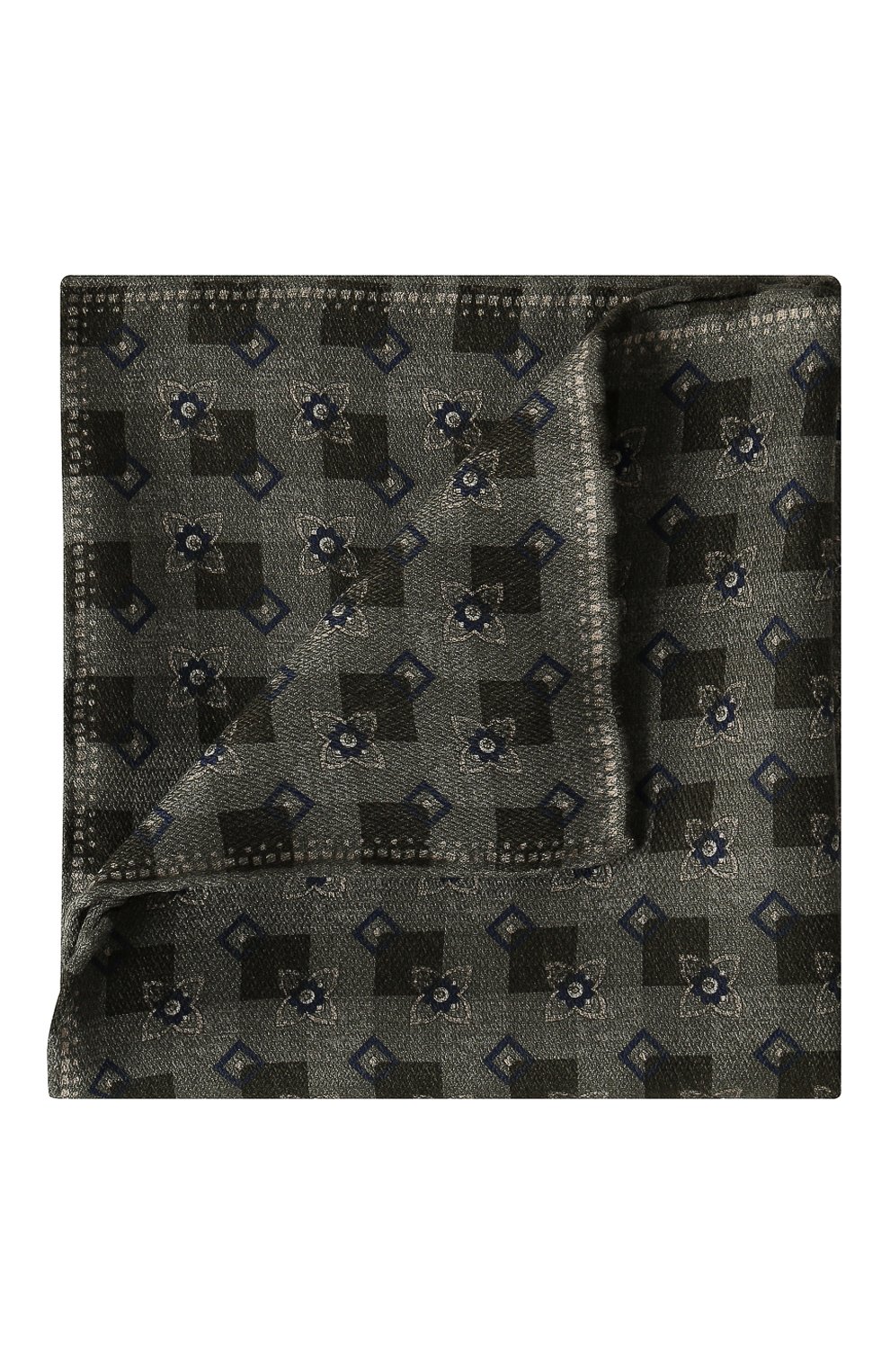 Шелковый платок BRUNELLO CUCINELLI зеленого цвета по цене 23150 руб., арт. MG8720091, фото 1 Шелковый платок BRUNELLO CUCINELLI, арт. MG8720091, фото 1