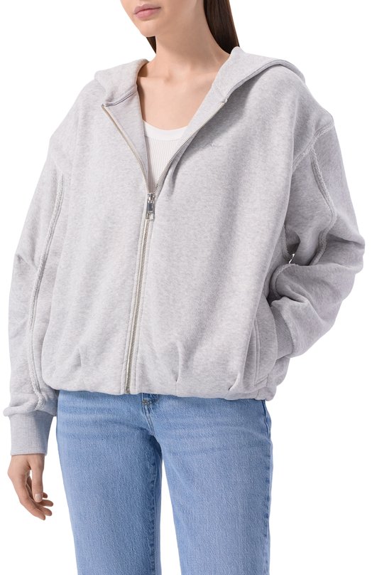 Хлопковая толстовка BOSS Orange 50554266 Серый  50554266 Фото 3