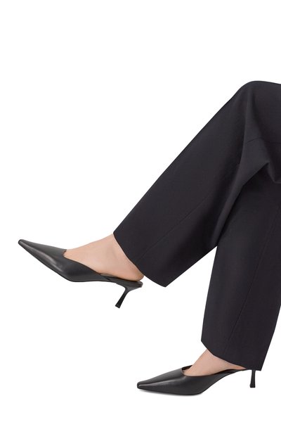 Кожаные мюли 12 STOREEZ, арт. 134254, фото 2